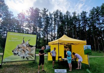 Pozitīvas emocijas pēc ģimeņu pasākuma Jēkabpils Mežaparkā