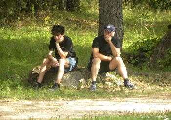 Pozitīvas emocijas pēc ģimeņu pasākuma Jēkabpils Mežaparkā