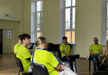 Eiropas Solidaritātes korpusa projekta “Volunteers Add Solidarity” ietvaros Jēkabpilī ieradušies 13 jaunieši no dažādām Eiropas valstīm