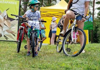 Pozitīvas emocijas pēc ģimeņu pasākuma Jēkabpils Mežaparkā