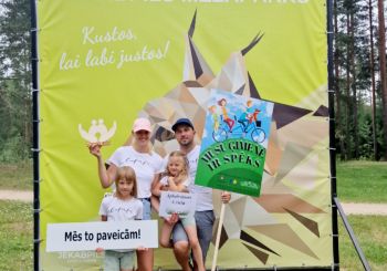 Pozitīvas emocijas pēc ģimeņu pasākuma Jēkabpils Mežaparkā