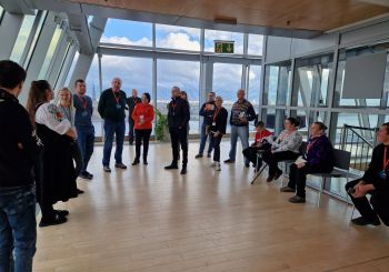 Ukraiņi iepazīst tuvāk Latvijas vēsturi, kultūru un vērtības