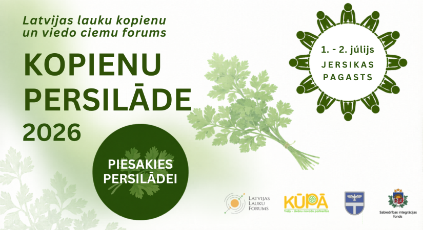 Atvērta pieteikšanās Kopienu Persilādei 2026