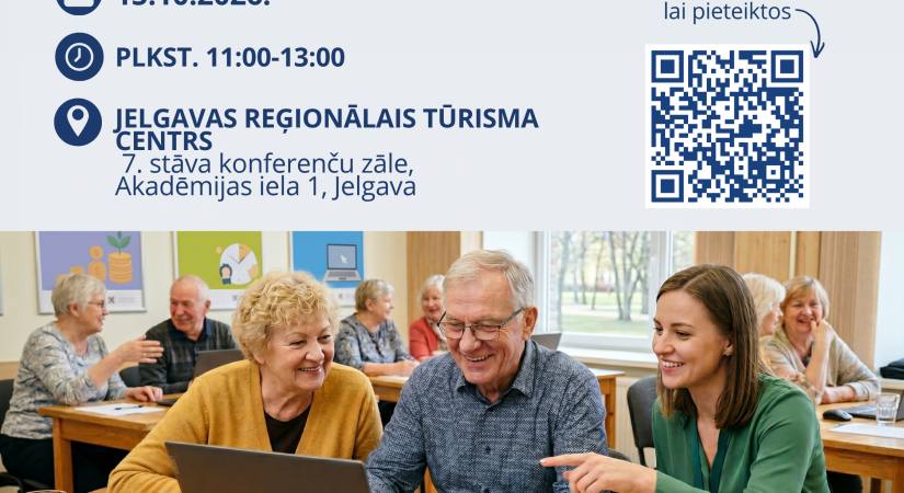 Senioru skolu pārstāvjus aicina pieteikties trešajam informatīvajam pasākumam Jelgavā