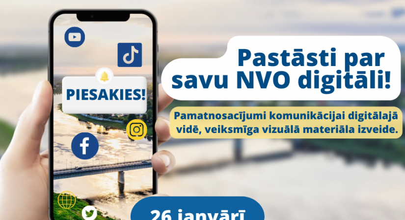 Piesakies apmācībām par digitālā satura veidošanu