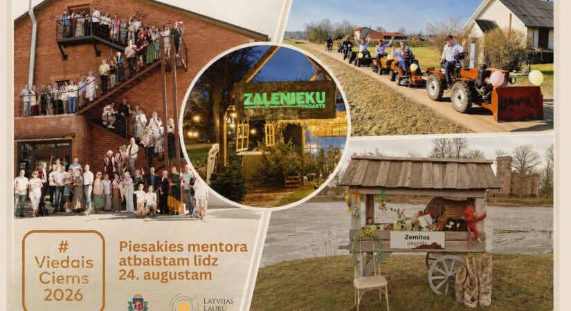 Vēl līdz 24. augustam – iespēja pieteikties Viedā ciema mentoram