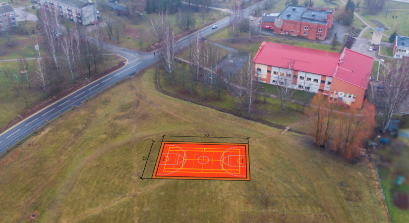 Noslēgts līgums par multifunkcionāla sporta laukuma izbūvi Salā