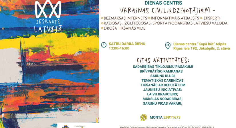 Ukrainas civiliedzīvotājus aicina pieteikties dalībai projektā