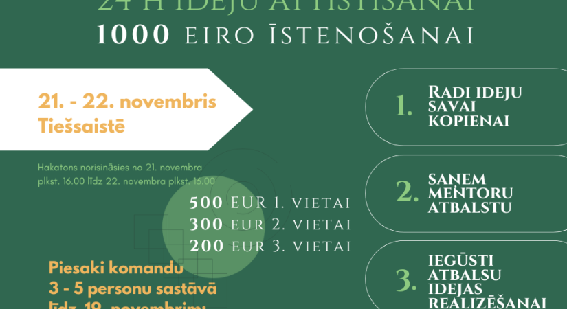 Kopienu hakatons: iespēja īstenot savu ideju kopienas labā