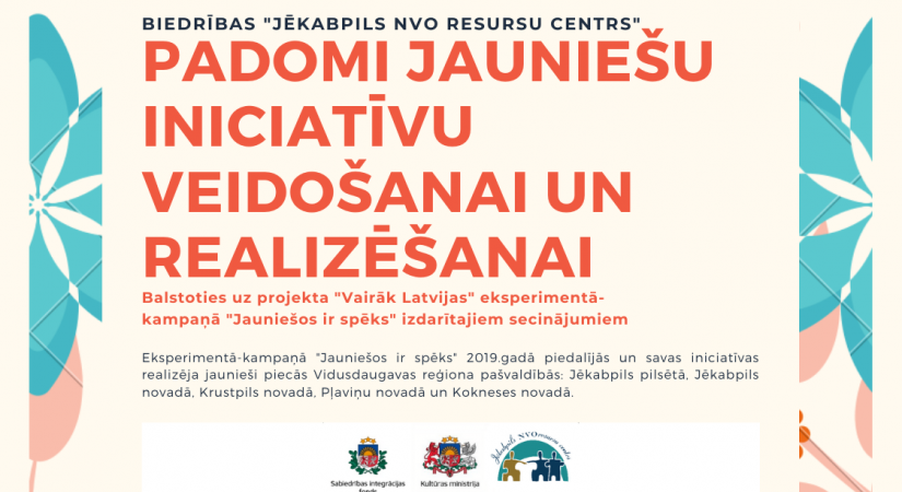 8 padomi jauniešu iniciatīvu veidošanai un realizēšanai