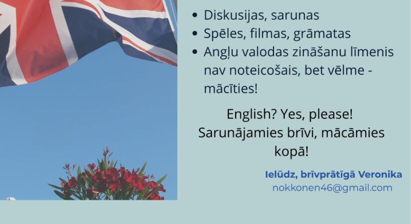 Let's talk! Angļu valodas klubiņš
