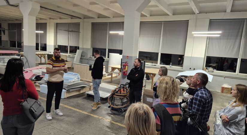 Jēkabpils novada uzņēmēju kopienas tikšanās mēbeļu ražotnē SIA FURNIFLOW