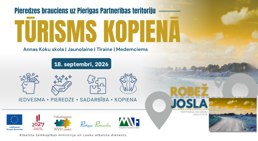 Krustpils puses kopienas aicinātas doties pieredzes braucienā uz Pierīgu