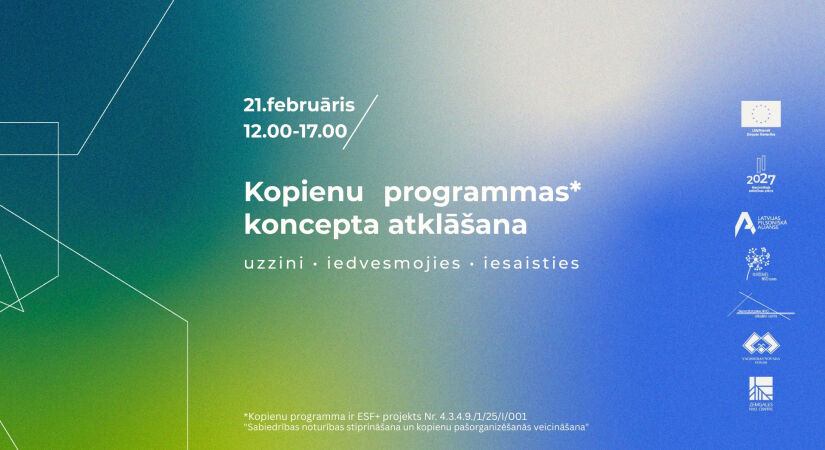 Aicinām uz kopienu programmas koncepta atklāšanu!