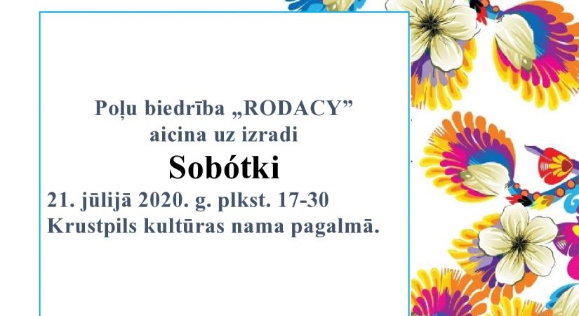 Poļu biedrība aicina uz pasākumu