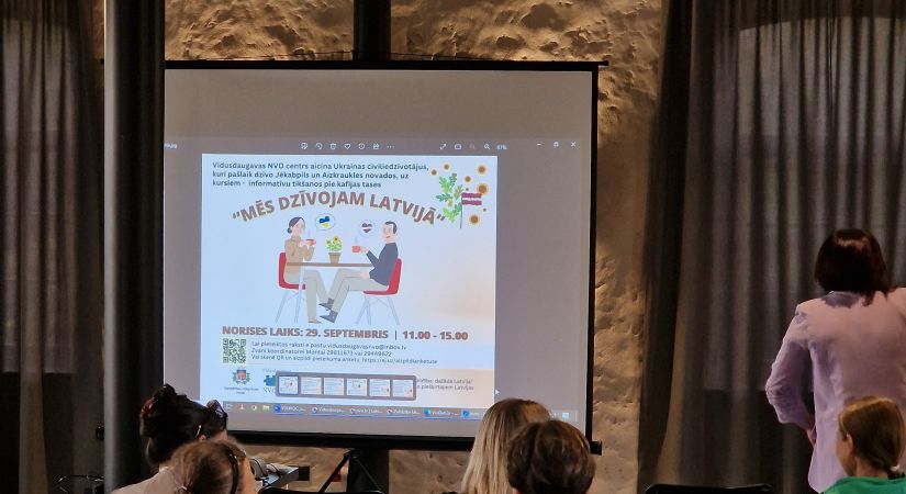 Aizvadīts pirmais seminārs no piecu kultūrorientējošu kursu cikla Ukrainas civiliedzīvotājiem