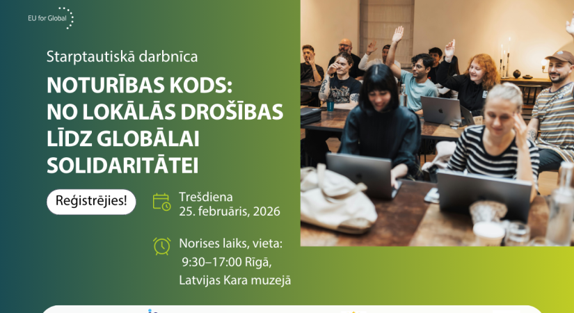 Aicinām piedalīties starptautiskā darbnīcā par noturību!