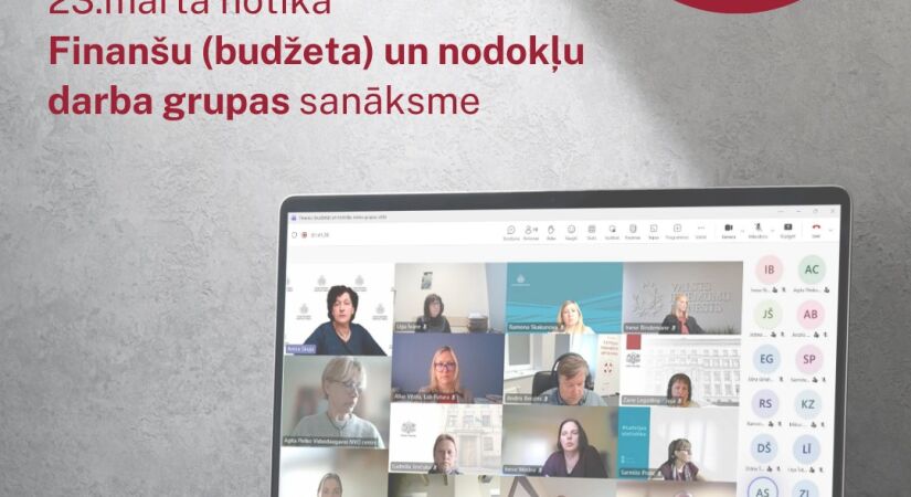 Notikusi NVO un Ministru kabineta sadarbības memoranda īstenošanas padomes Finanšu (budžeta) un nodokļu darba grupas sēde