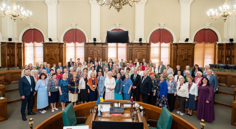 Piedalāmies Senioru dienā Saeimā