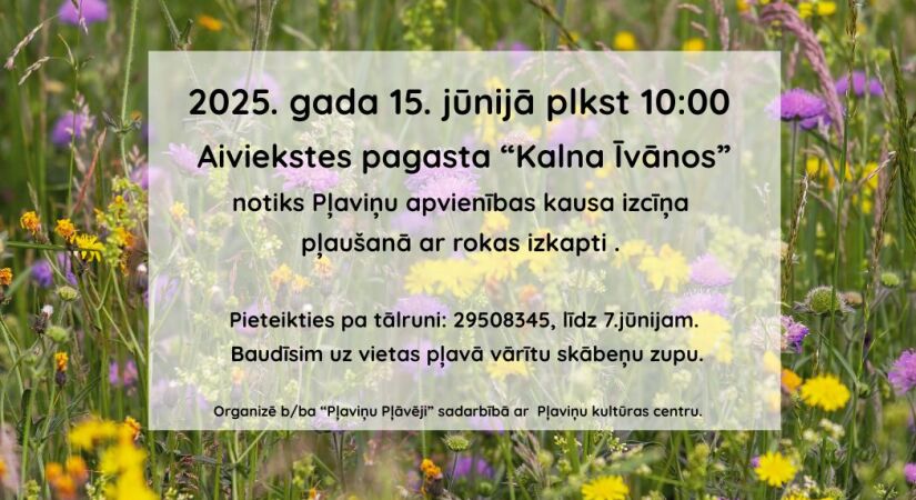 Aicina dalībai kausa izcīņā ar rokas izkapti