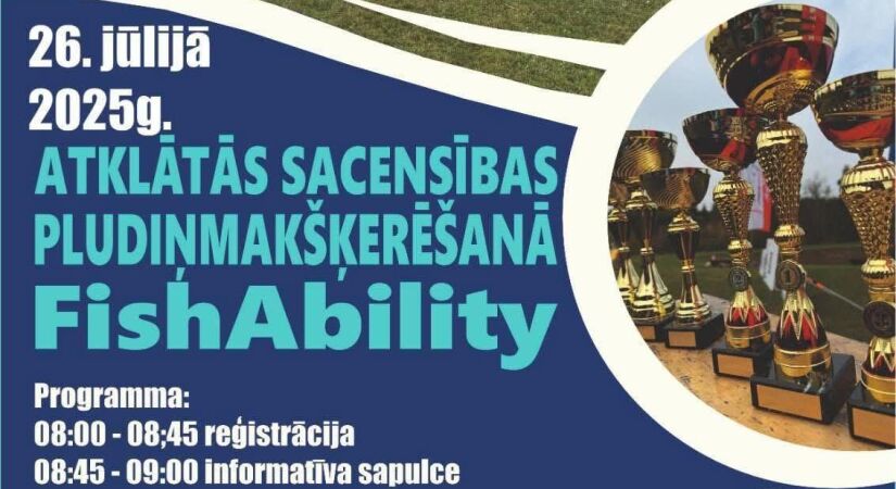 Aiziet uz copi! Atklātās sacensības cilvēkiem ar īpašām vajadzībām – FishAbility 2025