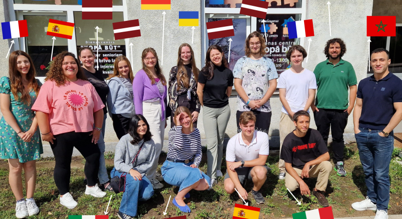 Projektā “Volunteers Add Inspiration” 10 brīvprātīgie no visas Eiropas labiekārtos un popularizēs dienas centru 