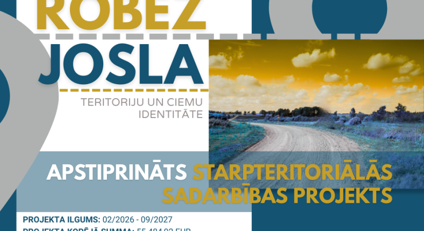Apstiprināts starpteritoriālais sadarbības projekts 