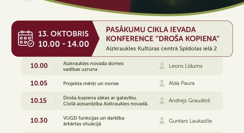 Drošības seminārs: uzzini vairāk!