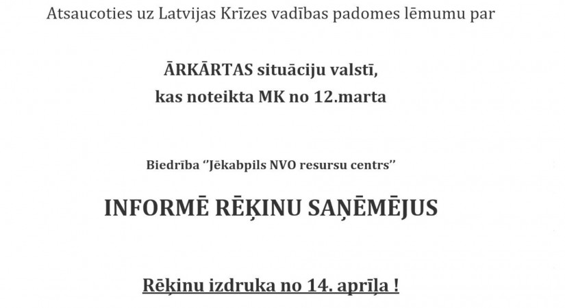 Informācija par rēķiniem