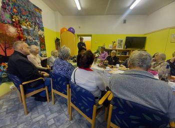 Dienas centra “Kopā būt” seniori tiekas ar deputātiem