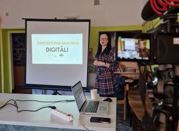 Klātienē norisinās “Vidusdaugavas NVO centra” realizētā projekta 