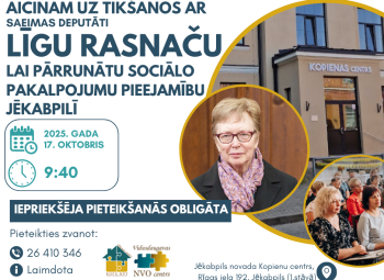 Tikšanās ar Saeimas deputāti Līgu Rasnaču