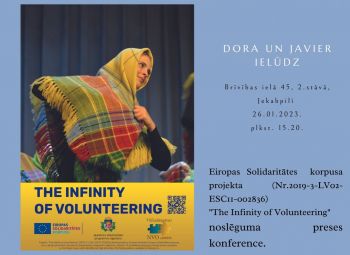 Notiks ESK projekta “The Infinity of Volunteering” noslēguma konference