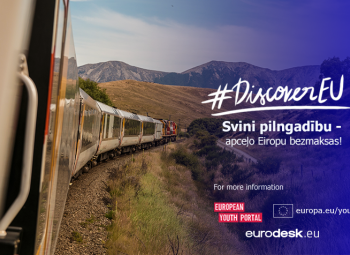 Vēl nedēļu 18 gadīgie jaunieši var pieteikties “DiscoverEU”, lai apceļotu Eiropu