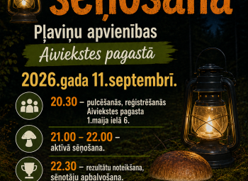 Interesenti tiek aicināti pieteikties nakts sēņošanas čempionātam
