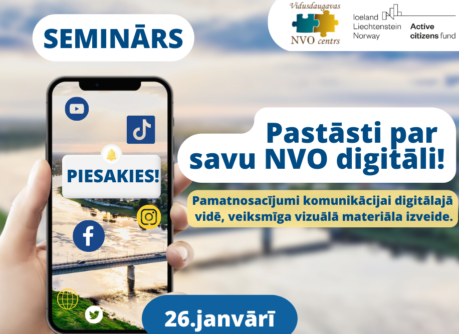 Piesakies apmācībām par digitālā satura veidošanu