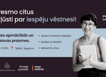 Iedvesmo citus un kļūsti par iespēju vēstnesi!