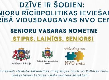 Aicinām pieteikties seniorus dalībai vasaras nometnē 