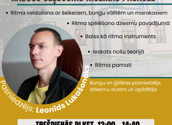 Ritma un skaņu laboratorija - radošs ceļojums mūzikas pasaulē