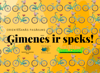 Piesaki savu ĢIMENES KOMANDU orientēšanās velo sacensībām! Būs arī pārgājiens!