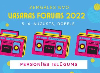 Šis ir tavs personīgais ielūgums uz Zemgales NVO Forumu!
