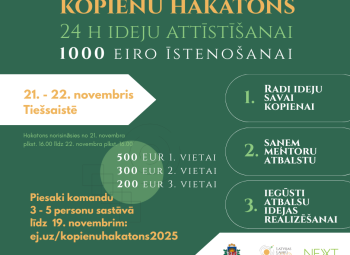 Kopienu hakatons: iespēja īstenot savu ideju kopienas labā