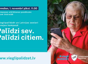 Kampaņa Palīdzi sev. Palīdzi citiem.