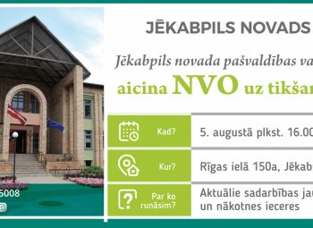 Jaunā Jēkabpils novada vadība tiksies ar NVO