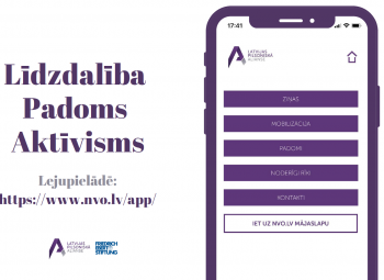 Lejupielādē sabiedrības līdzdalības aplikāciju