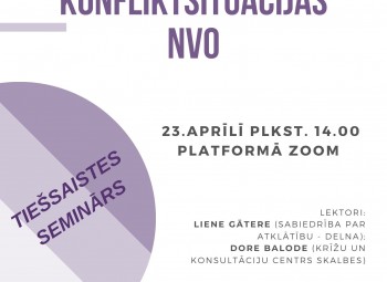 Aicinām uz semināru 