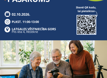 Senioru skolu pārstāvjus aicina pieteikties informatīvajam pasākumam Rēzeknē