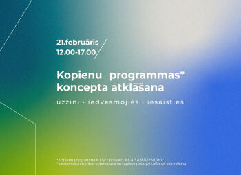 Aicinām uz kopienu programmas koncepta atklāšanu!
