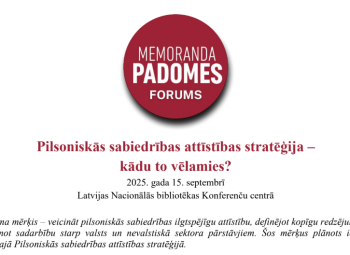 Aicinājums piedalīties Memoranda padomes forumā 