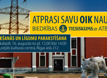 Jēkabpilī notiks piektais iedzīvotāju forums par prettiesiski iekasētā OIK  atgūšanu